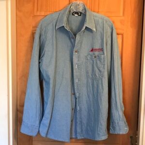 5/$25 Blue Chambray Shirt